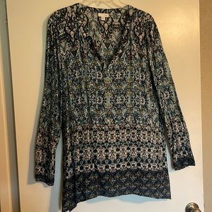 J Jill long sleeved tunic
